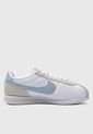 Tenis Lifestyle Blanco-Celeste-Gris Nike Cortez de Nike