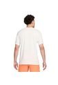 Camiseta Nike Dri Fit Tee Run-Blanco de Nike