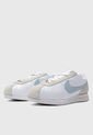 Tenis Lifestyle Blanco-Celeste-Gris Nike Cortez de Nike