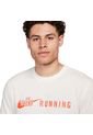 Camiseta Nike Dri Fit Tee Run-Blanco de Nike