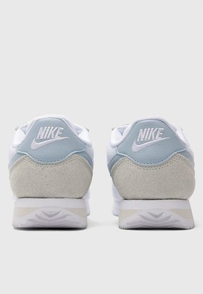 Tenis Lifestyle Blanco-Celeste-Gris Nike Cortez