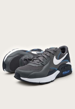 Tenis Lifestyle Gris-Blanco-Azul Nike Air Max Excee