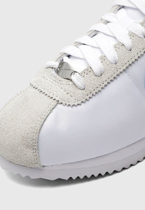 Tenis Lifestyle Blanco-Celeste-Gris Nike Cortez