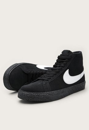 Tenis Lifestyle Negro-Blanco Nike SB Zoom Blazer Mid