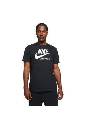 Camiseta Nike M Nsw Tee Crew Archive Fs Hombre-Negro Nike