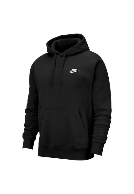 Hoodie Nike Sportswear Club Fleece-Negro