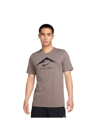 Camiseta Nike Dri Fit Tee Trail Hombre-Café Nike