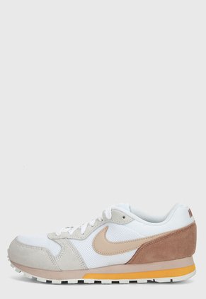 Tenis Lifestyle Blanco-Beige-Amarillo Nike MD Runner 2