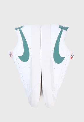 Tenis Lifestyle Blanco-Verde-Gris Nike Blazer Low '77