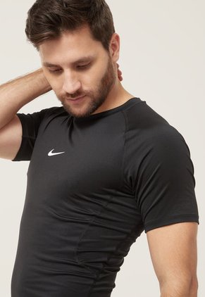 Camiseta Negro-Blanco Nike Pro Dri-FIT