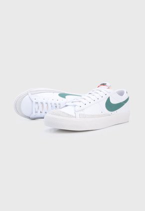 Tenis Lifestyle Blanco-Verde-Gris Nike Blazer Low '77