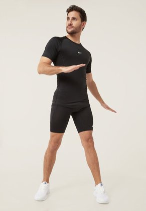 Camiseta Negro-Blanco Nike Pro Dri-FIT