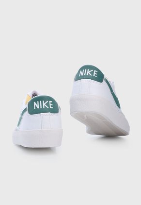 Tenis Lifestyle Blanco-Verde-Gris Nike Blazer Low '77