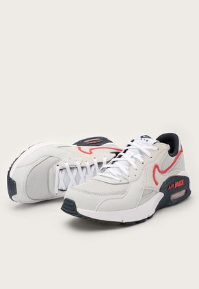 Tenis Lifestyle Gris-Beige-Azul Nike Air Max Excce