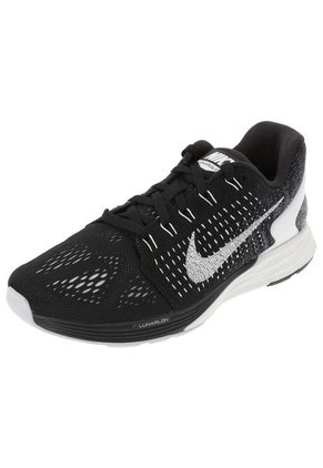Tenis Running Negro-Blanco Nike Lunarglide 7