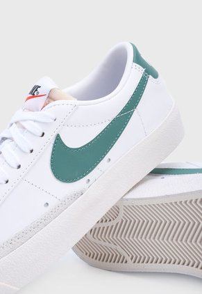 Tenis Lifestyle Blanco-Verde-Gris Nike Blazer Low '77