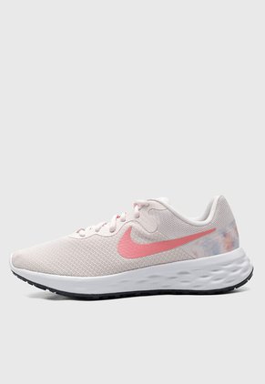 Tenis Running Rosa-Coral-Blanco Nike Revolution 6 NN Premium