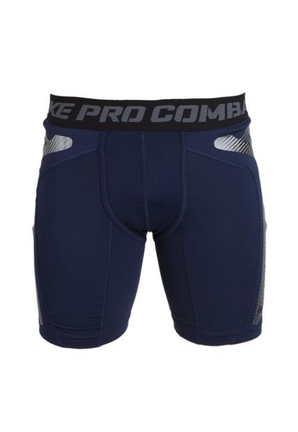 Biker Nike Pro Combat Azul Oscuro