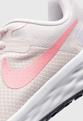 Tenis Running Rosa-Coral-Blanco Nike Revolution 6 NN Premium