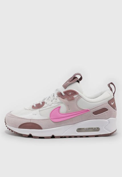 Tenis Lifestyle Café-Marfil-Rosa Nike Air Max 90 Futura