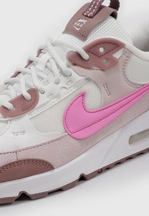 Tenis Lifestyle Café-Marfil-Rosa Nike Air Max 90 Futura