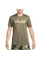 Camiseta Nike M Df Tee Rlgd Camo-Verde de Nike