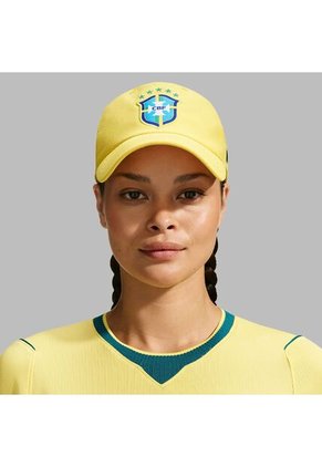 Gorras Nike Hombre Brasil Club Cap - Amarillo