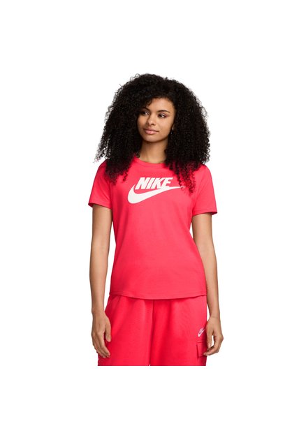 Camiseta Nike Sportswear Essentials Mujer-Rojo