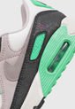 Tenis Lifestyle Marfil-Negro-Verde Nike Air Max 90 de Nike