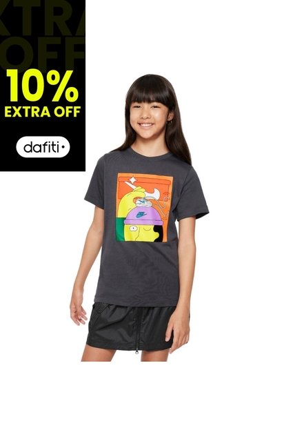 Camiseta Nike Sportswear Niño-Negro