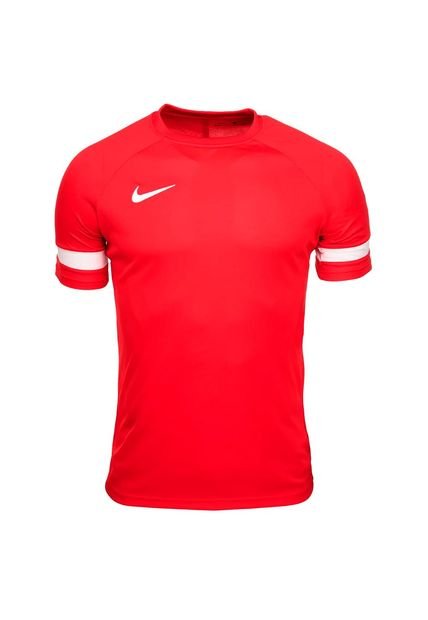 camiseta nike roja hombre
