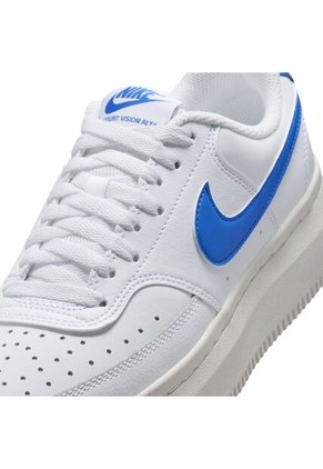 Tenis Nike W Court Vision Alta Ltr Mujer-Blanco/Azul