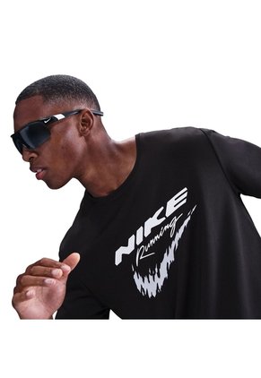 Camiseta Hombre Nike Miler Negro