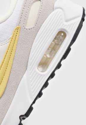 Tenis Lifestyle Blanco-Beige-Mostaza Nike Air Max 90 Futura