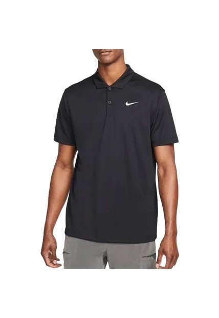 Camiseta Polo Nike Court Dri-Fit-Negro