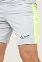 Pantaloneta Gris-Amarillo Neón-Negro Nike Dri-FIT Academy de Nike