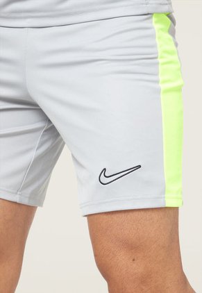 Pantaloneta Gris-Amarillo Neón-Negro Nike Dri-FIT Academy