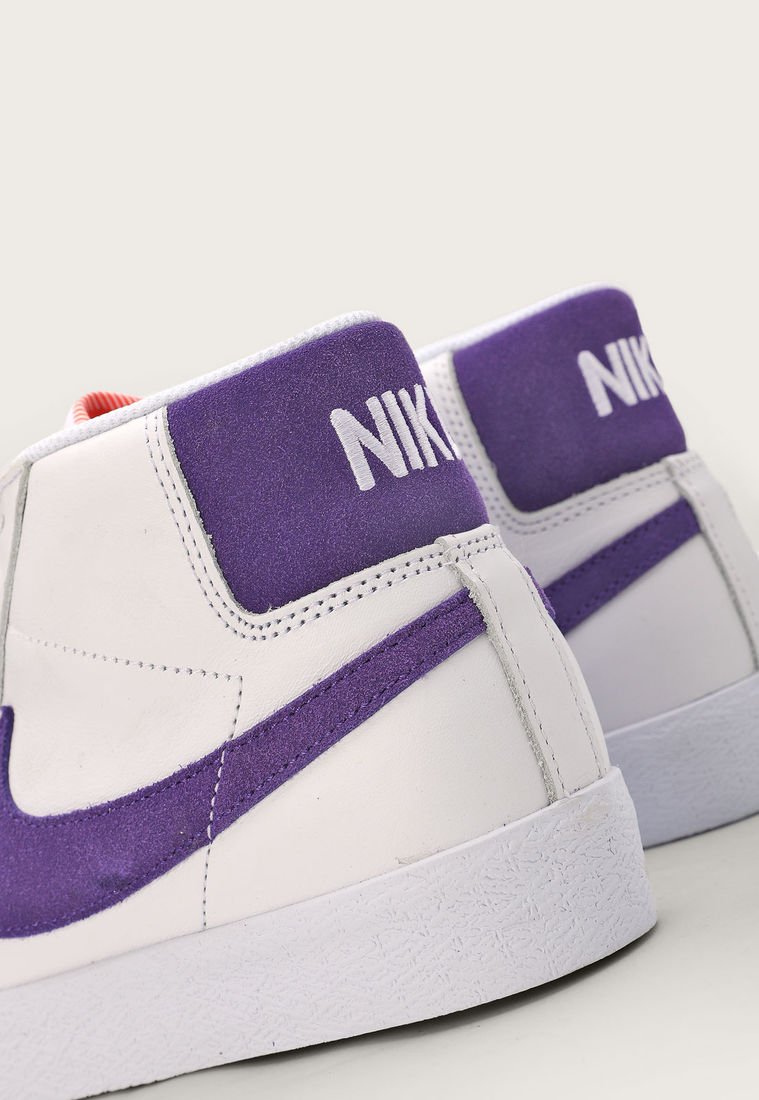 Tenis Lifestyle Blanco Purpura Nike SB Zoom Blazer Mid ISO Compra Ahora Dafiti Colombia