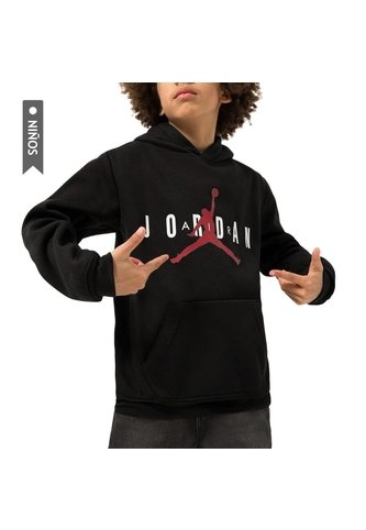 Hoodie Jordan Sustainable Pullov Niños-Negro Nike