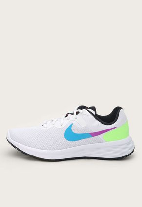 Tenis Running Blanco-Multicolor Nike Revolution 6 NN SE