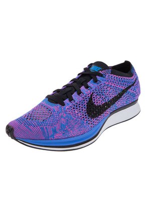 Running Azul-Fucsia-Negro Nike Flyknit Racer