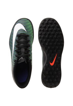 Fútbol  Negro-Verde-Blanco Nike Mercurialx Vortex III Tf
