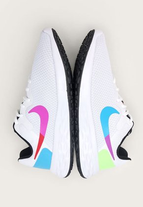 Tenis Running Blanco-Multicolor Nike Revolution 6 NN SE