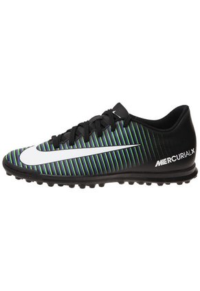 Fútbol  Negro-Verde-Blanco Nike Mercurialx Vortex III Tf