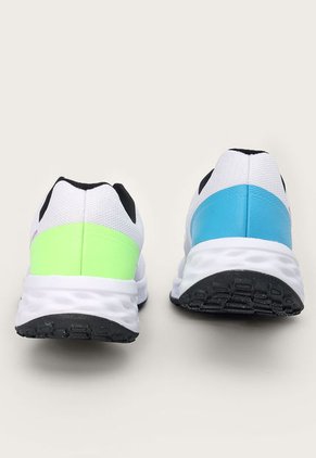 Tenis Running Blanco-Multicolor Nike Revolution 6 NN SE