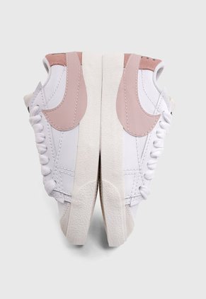Tenis Lifestyle Blanco-Rosa Nike Blazer Low '77 Jumbo