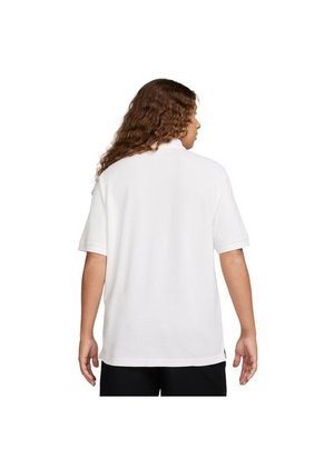 Camiseta Polo Pique Nike Shortsleeve-Blanco
