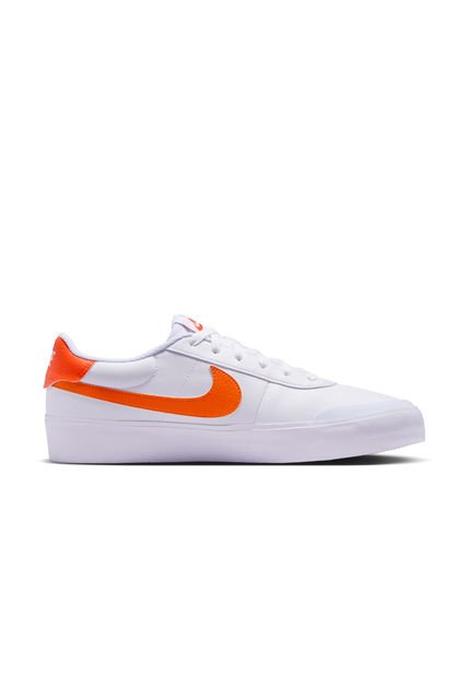 Tenis Nike Court Shot Hombre-Blanco/Naranja