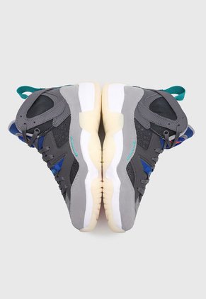 Tenis Basketball Gris-Blanco-Azul Nike Jumpman Two Trey