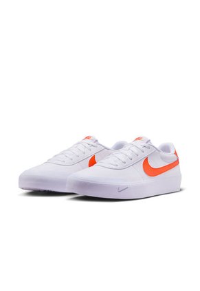 Tenis Nike Court Shot Hombre-Blanco/Naranja